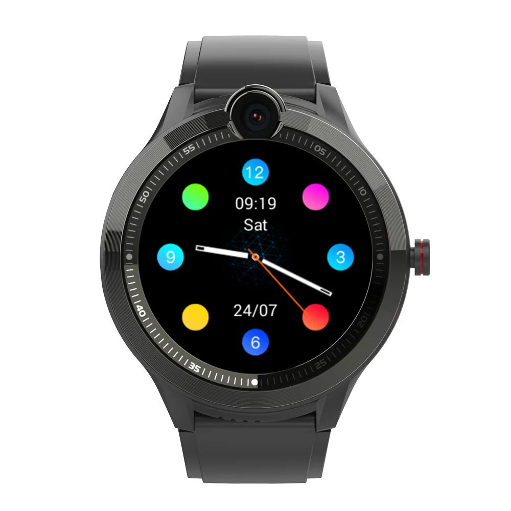 Top-Level 4G Smartwatch SIM Card Slot IP68 Water-Resistant GPS Music Video Calls Payment Android OS Carbon Fibre Case - Image 2