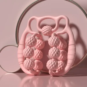 Upgraded 13-Roller Circular Leg Massager for Yoga Full Wrap Clamping Slimming Shaping & Muscle Relaxation for Thighs & Calves Pack of 10