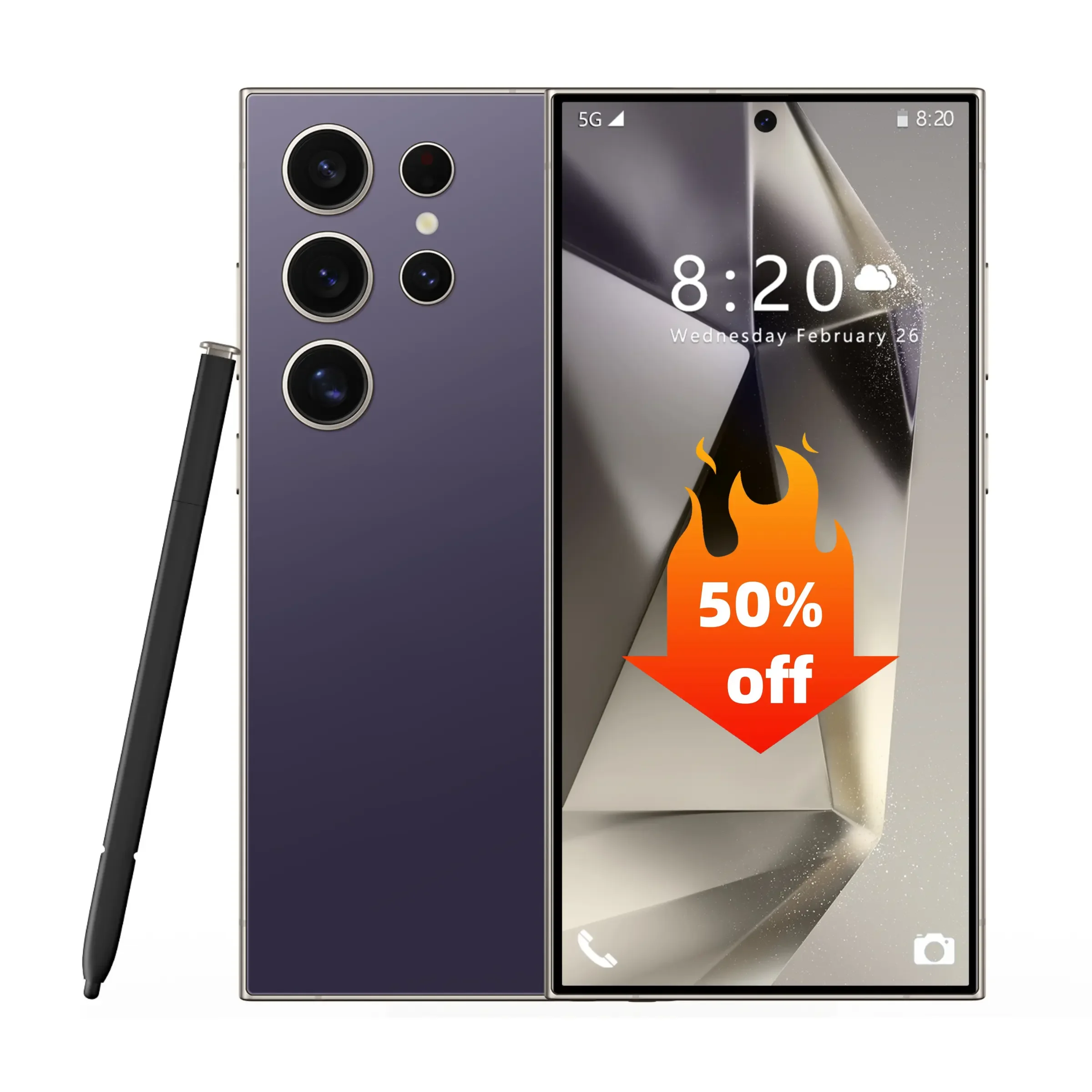 S25 ultra s21+ pro New Smartphones 5G Smart Mini Cell Mobile 2Nd Hand Phones Cheap Phone - Image 2