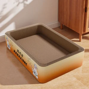 Bulk Giant Rectangle Cat Scratcher Bed | Sealed Base Wear-Resistant | All-Season Cat Toy