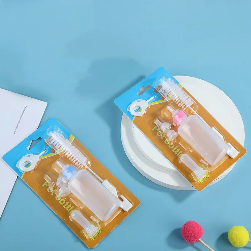 Pet Feeding Bottle Five-Piece Dog Feeding Set Cat and Dog Feeding Nursing Bottle Pack of 10 - Image 2