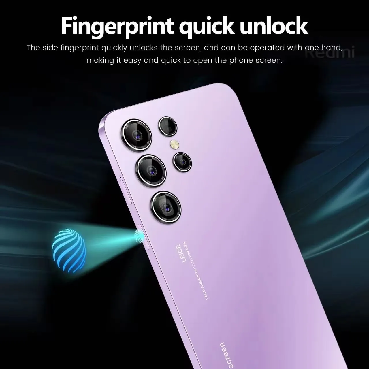 Best Selling 4G AI Android Smartphone S23 Ultra Real Fingerprint Quick Unlock GPS 16G+1T Global Version Smart Phone with Pen - Image 2