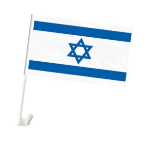Customized Israeli Car Flag Spain Wales England Fans Customized English Team Flag Wholesale Flag for Car Pack of 2