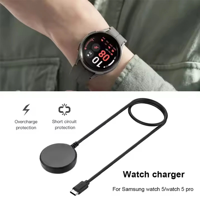 Wireless Watch Charger for Samsung Galaxy Watch 5 Pro 5 4 3 Active 2 1Gear Sport S3 Portable Charging Dock Station - Image 4