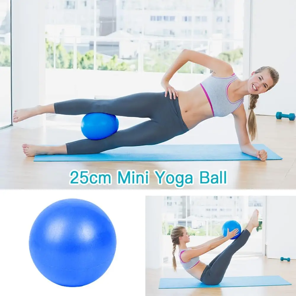Karlak Women's 25cm Yoga Ball Set Pilates & Yoga Home Exercise Equipment TPE Material Magic Ring & Booty Bands for Glute Workout Pack of 10 - Image 3