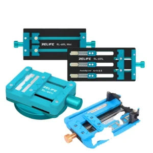 NEW RELIFE RL-601I RL-601F RL-601L Mini Motherboard Chip Repair Mini Rotating Fixture for Motherboard Repair CPU Chip Removal
