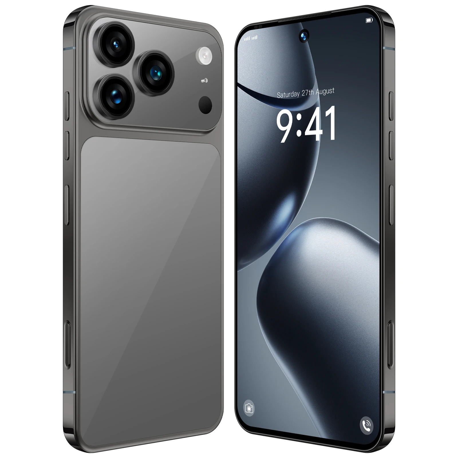 I17 17 Pro Max 5G Smartphone 7.3 Inch Display 8GB+256GB Storage 10 Core MTK Cellphone - Image 4