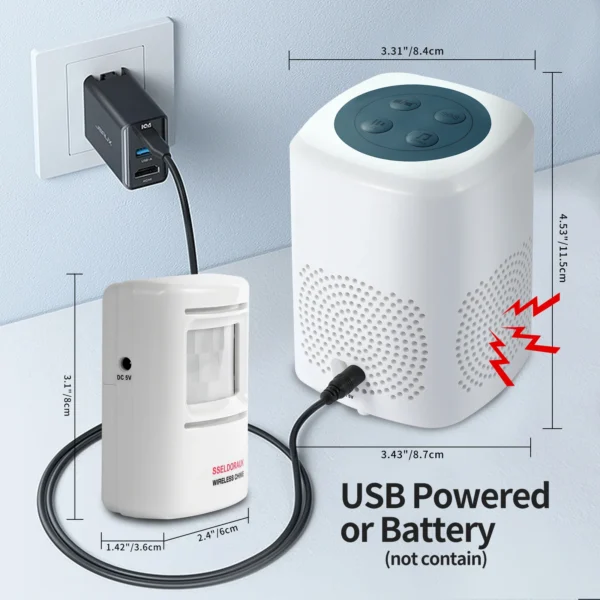 Modern Design Wireless Long Range Smart Pet Smart Motion Detector ...
