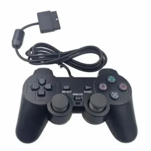 For PS2 Wired Game Controller Gamepad Single Vibration Clear Controller Gamepad Joypad for Sony Playstation PS2 Controller Pack of 10