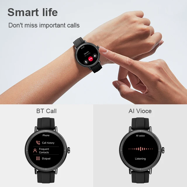New Product 1.27inch TFT Smartwatch Reloj Inteligentes Stress Heart Rate Oxygen IP68 Waterproof Smart Watch Women - Image 4