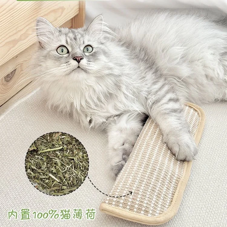 Fine Erta Catnip Throw Pillows for Self-entertainment and Boredom, Sisal cat Scratch Pads, Catnip Toys, Pet Toys, Pet Supplies Pack of 20