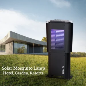 Waterproof Star Hotel Garden Use Rechargeable Solar Pest Control Mosquito Killer Solar Insect Killer Lamp Pack of 2