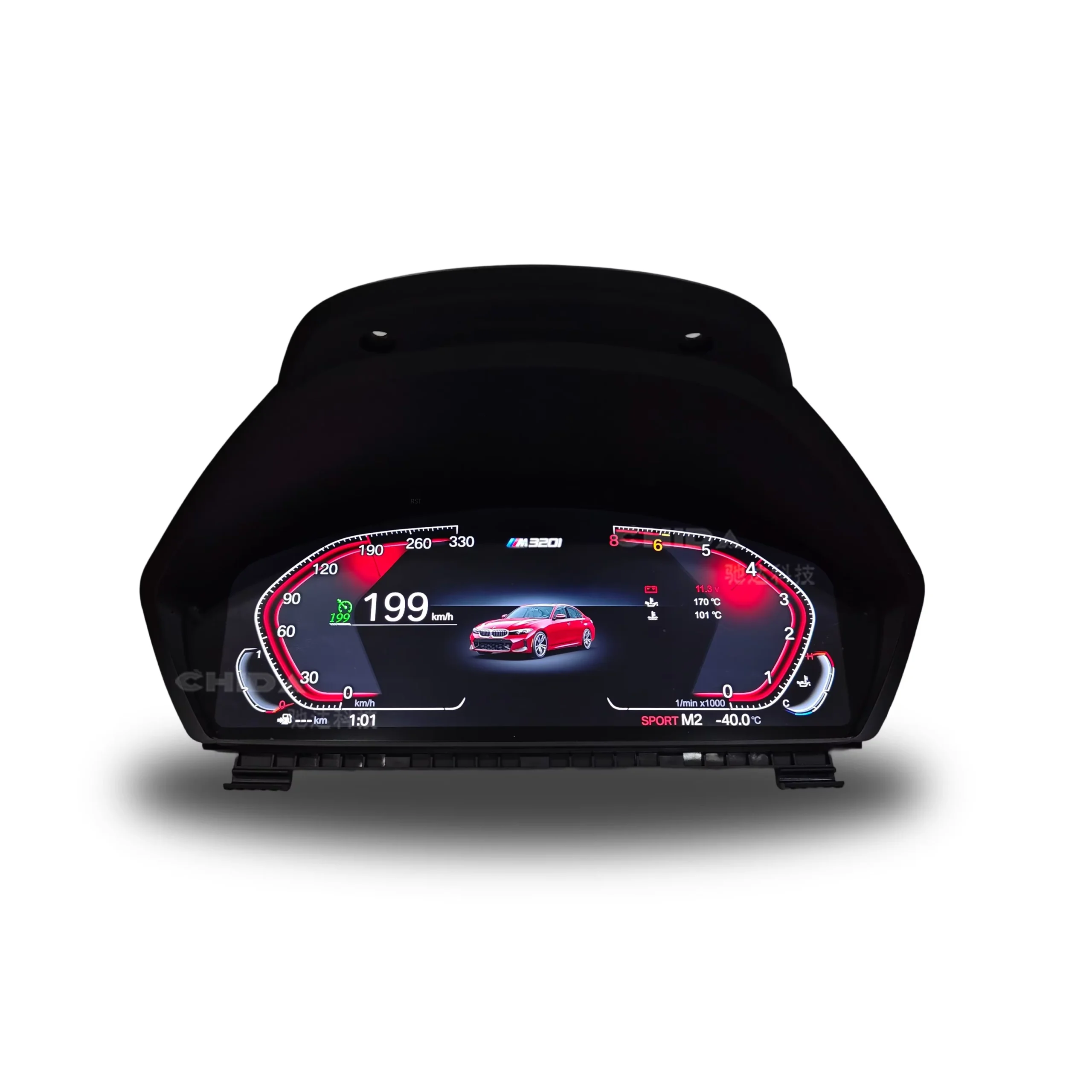 For B-M-W 3 F30 F31 4 F32 F33 F34 F36 M3 M4 Speed Meter Carplay Digital Odometer Screen Virtual Cockpit Digital Cluster Pack of 2 - Image 3