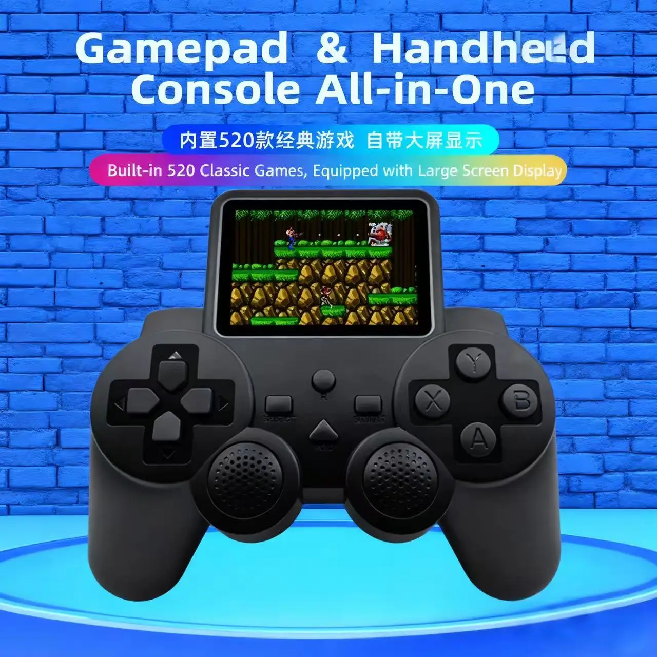 Factory Direct Sales , High-definition Screen, Smooth Multiple Games, Retro Gaming Handle, High Quality Pack of 2 - Image 2