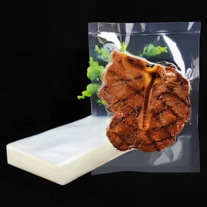 Nylon Vacuum Bags Food Grade Pouches Wholesale Plastic Packaging Customized Heat Seal Gravure Printing Transparent Pouch Bag