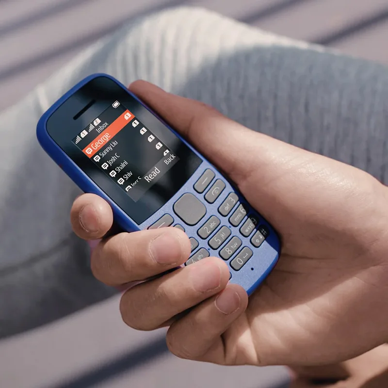 2G GMS Mobile Phone Keypad Straight Plate Button Dual SIM Card Non-Smart Non-Intelligent Privacy Protected Wireless Telephone Pack of 2 - Image 3