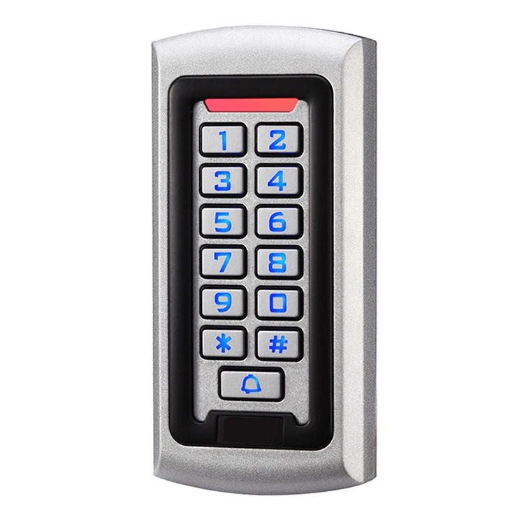 Standalone 125KHz IP68 Waterproof Wiegand Protocol Numeric Keypad Standalone Metal Doorbell 8cm Reading Cards Access Control - Image 4