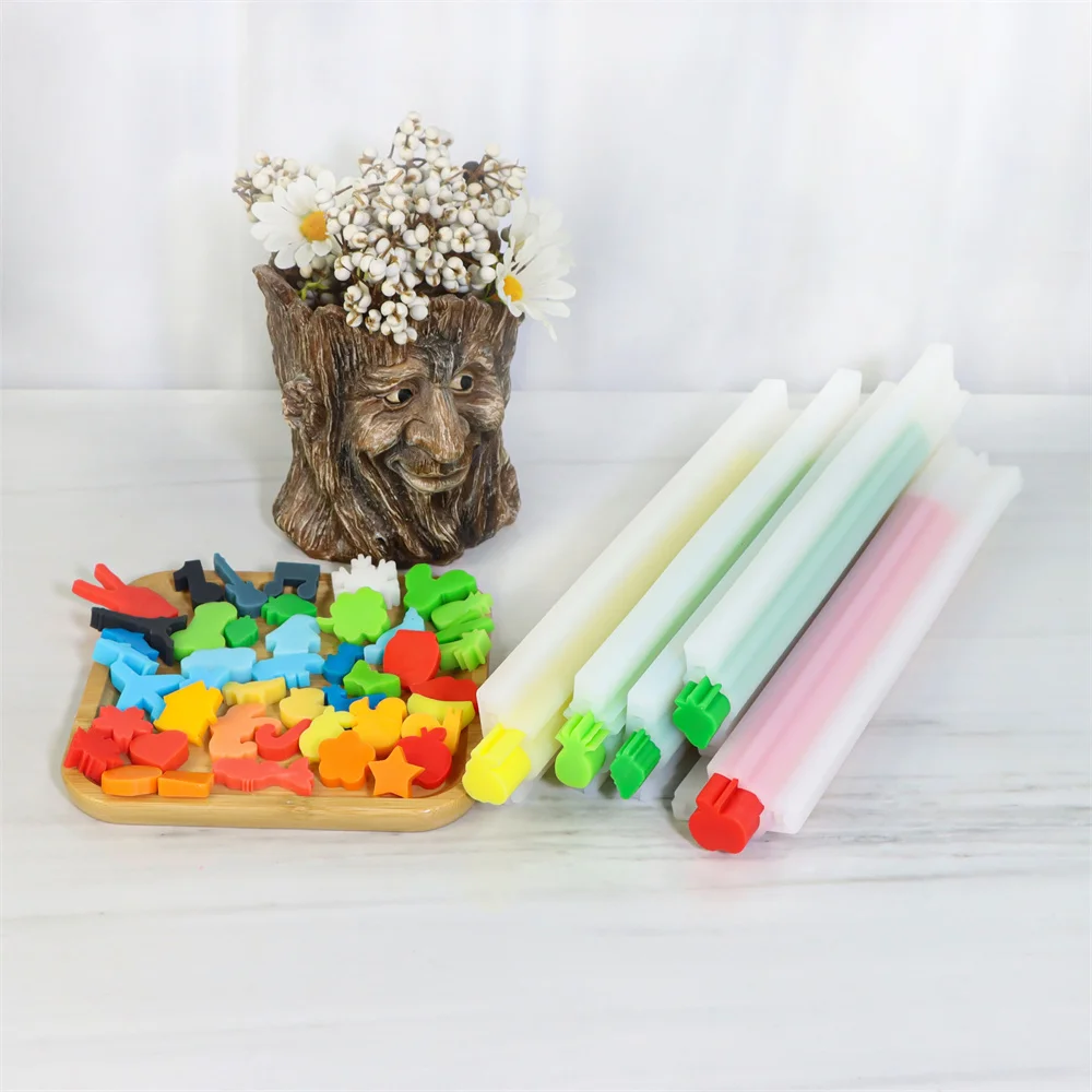 Full Series of Silicone Tube Molds Various Styles of Tube Molds Handmade Candle Mold Embed Soap Making Supplies Pack of 10 - Image 4