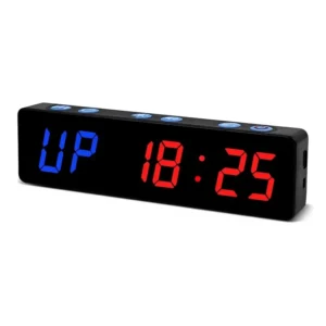 Jhering s Magnetic Countdown 1 Inch Digital Timer Mini Interval Clock Portable Gym Timer Pack of 2