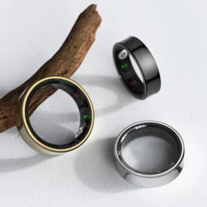 SHR Health Care Smart Ring GPS Fitness Tracker Heart Rate Sleep Activity Monitoring Multisports Support Lighting Alloy