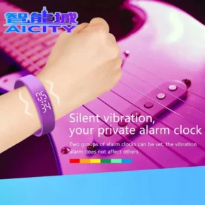 OLED Digital Smart Bracelet Android IP-68 Waterproof Thermometer with Vibration Alarm Reminder