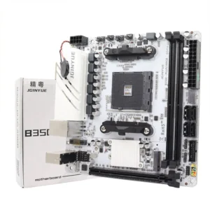 JGINYUE B350I PLUS ARGB AM4 PC Motherboard Mini Itx Supports 1000/2000/3000/4000/5000 Series CPU DDR4 RAM as computer parts