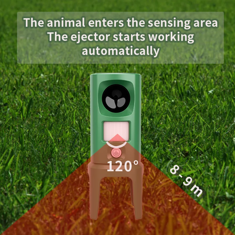 Variable Frequency Conversion Ultrasonic Infrared Sensor Animal Car Dog Snake Mouse Bird Repeller Pack of 2 - Image 3