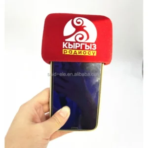 Factory Customize Microphone Foam Triangle Square for Camera Video Micro Foam Cover With Logo Windscreens Sponge Windshield Pack of 2