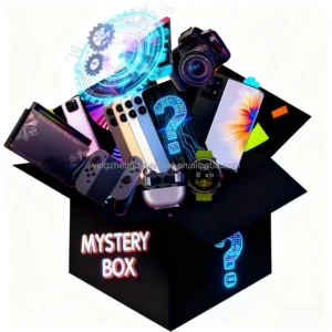 100% Surprise Reviews Lucky Game Controllers Novelty Electronics Random Mouse Pads Mystery Box Smartwatch Smartphone Smart Phone