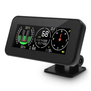 M60 Head up GPS Smart Car Digital Display Tilt Pitch Angle Compass Auto HUD Intelligent Slope Meter Pack of 2