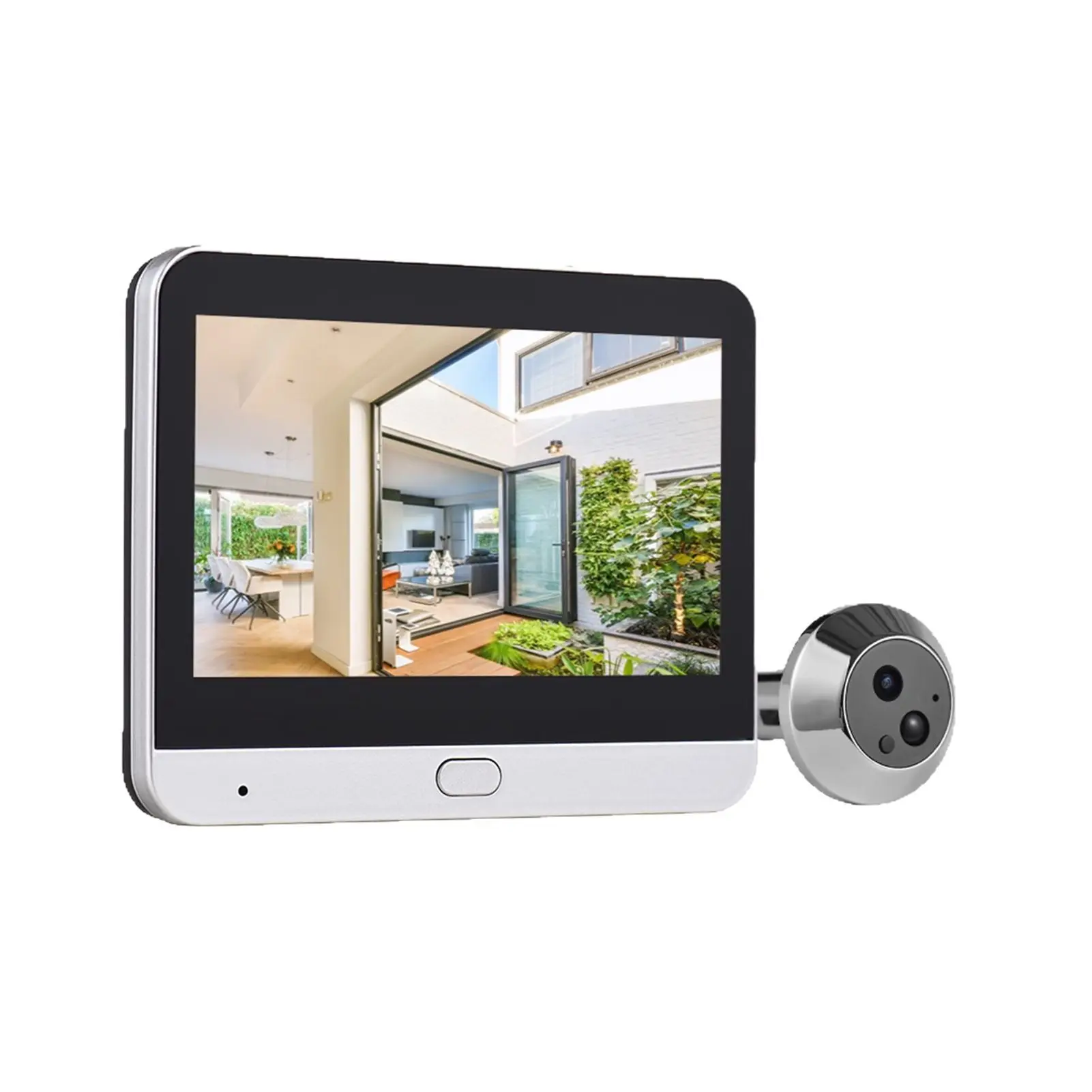 2025 Tuya New Mini Peephole WiFi Doorbell 1080P Wide View Angle Night Vision PIR Human Motion Detection Hidden Digital Camera - Image 2