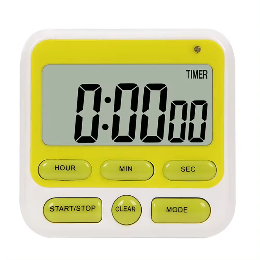 Magnetic Alarm Timer Sleep Stopwatch Clock Digital Display Home Kitchen Cooking Countdown Timer Alarm Reminder Pack of 100 - Image 3
