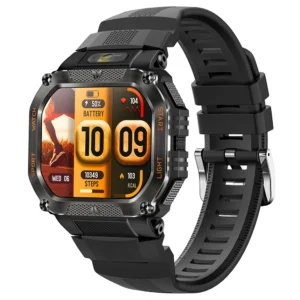 HT34 Outdoor Sport Smartwatch HD Screen 3ATM Deep Waterproof Heart Rate Monitoring Answer Call Feature Voice Call Smart Bracelet Pack of 20