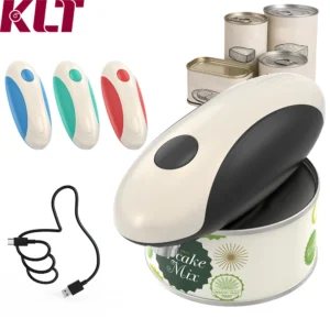 KLT Factory Wholesales Smart Automatic USB Tin Jar Opener Electric Can Opener Rechargeable Can Opener
