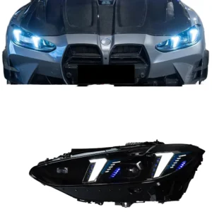 Car Lights for BMW G22 Headlight Projector Lens 2019- G82 G29 M3 M4 425i 430i 435i Head Lamp LED Headlights Drl Automotive Pack of 2