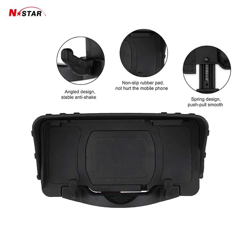 N-Star Motorcycle Cellphone Holder Socket Silicon 1 Inch Ball Base Mount Handle bar Headrest Car Clip Phone Holder for Ram - Image 2