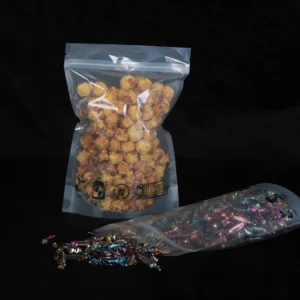 Custom Food Packaging Bags Zip Lock Doypack Standup Stand Pouch Biodegradable PE Recyclable Aluminum Foil Waterproof PE Shopping