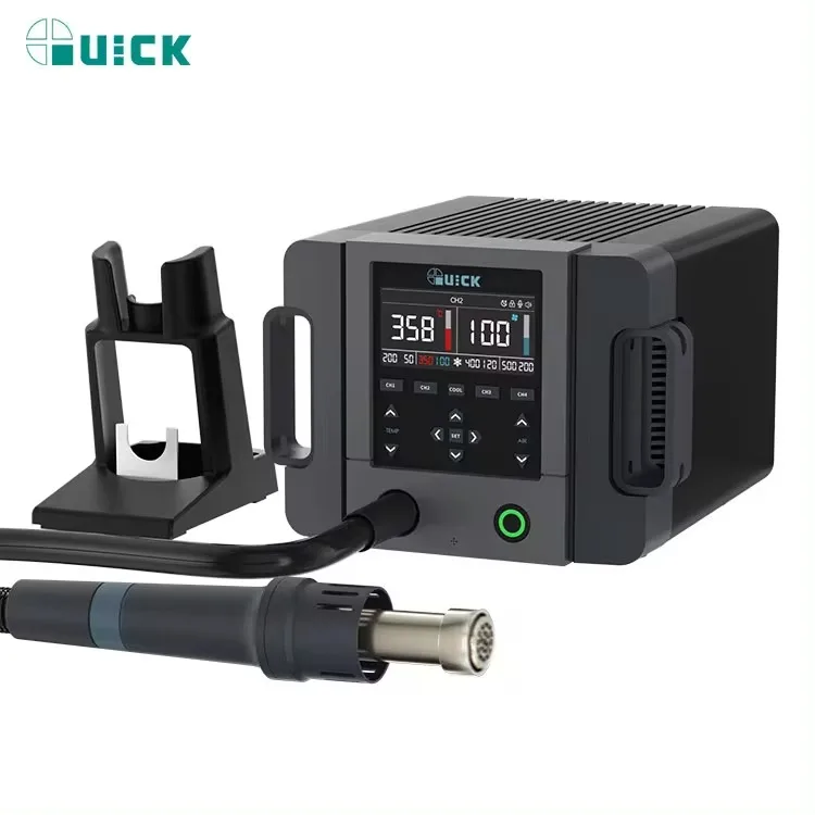 QUICK 861PRO 1300W Smart Hot Air Desoldering Station BGA SMD Rework Station for Mobile Phone Motherboard PCB Repair Station - Image 3