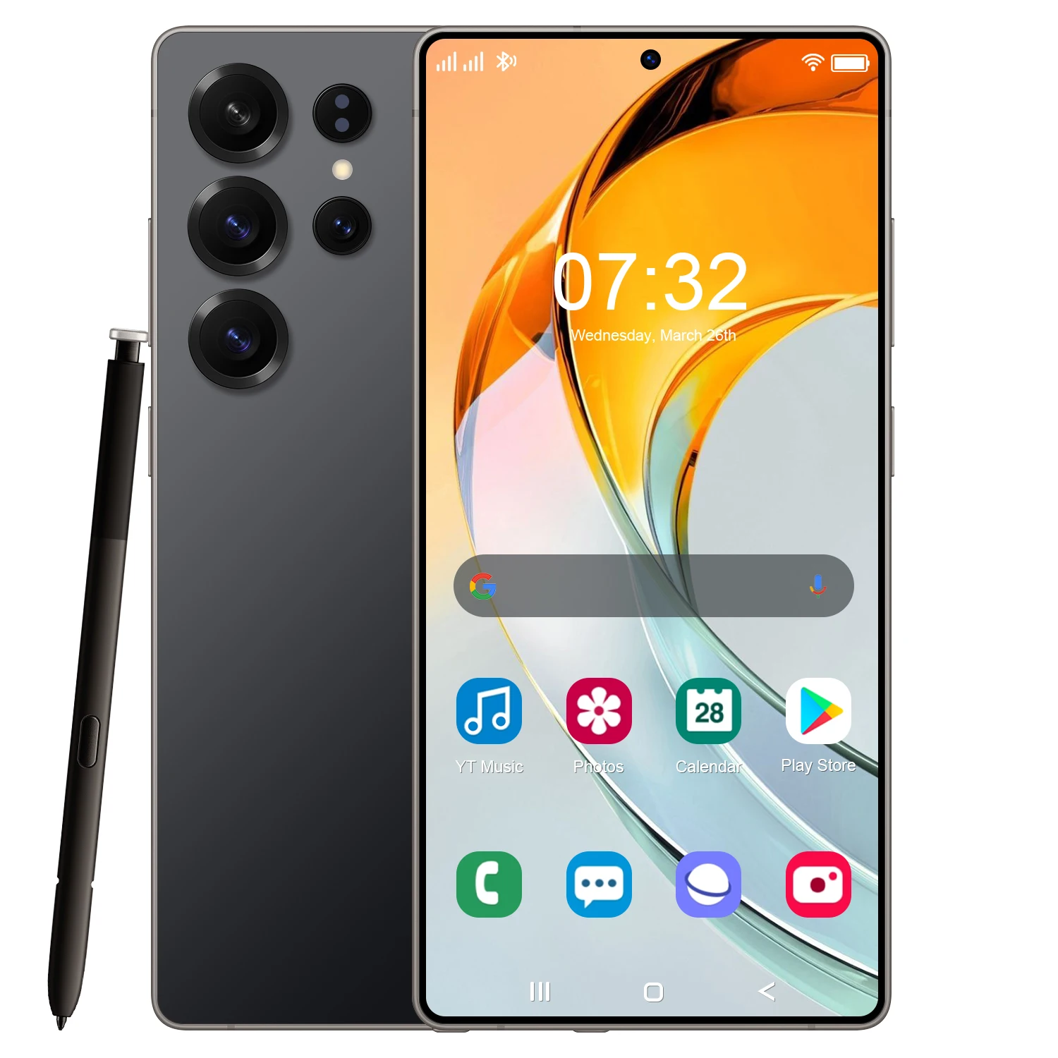 Brand New S25 Ultra Phone 7.3 Inch 16GB+1TB Built-in Stylus 4 Face ID Large Screen French German LTE Spanish 108MP Used - Image 2