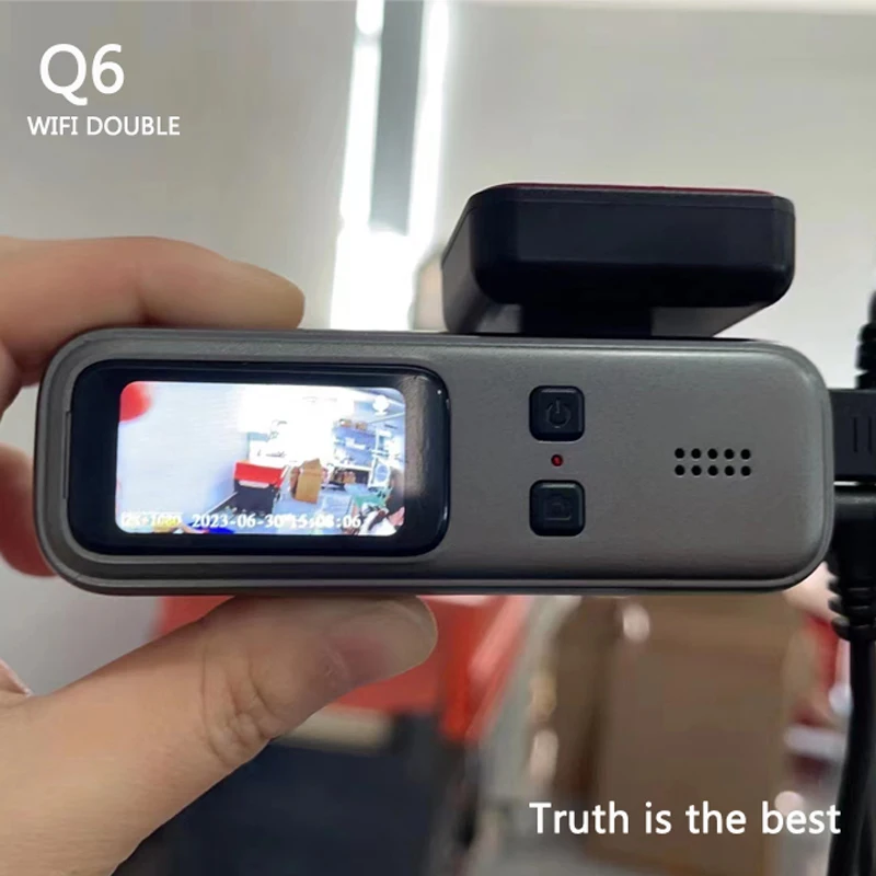 Real 2K 1.47Inch IPS Screen WIFI DVR Dual Lens Car Black Box Dash Cam 150 Wide Angle Rear Camera 1K 2.4G/5G 1080P Video Recorder - Image 4