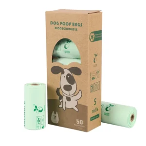 Joysing Eco-Friendly Epi Material Dog Poop Bags With Tie Handles Wholesale Biodegradable Pet Poop Bag for Cats and Dogs