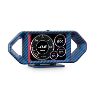 OBD+GPS Heads-Up Display (HUD) LED Speedometer with Tachometer Multiple Alarms for Cars Motorcycles & Boats