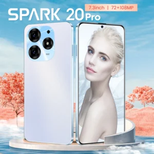 Brand New Tecno Spark 20 Pro Phone HD+ 5g Smartphone Plus10-core 5g Network 7000mah Android14.0 16GB+1TB Mobile Phone