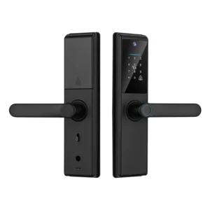 Wifi APP Control Doorlock Intelligent Camera Fingerprint Key Card Passcode Tuya Smart Home Door Lock with Handle