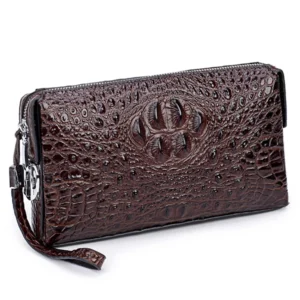 Men's Handbag, Password Lock, Anti-theft Wrist Bag, Business and Leisure Large Capacity Long Wallet, Mobile Phone Bag