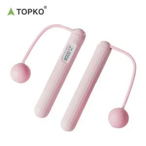 TOPKO Stocked Smart Weighted PVC Jump Ropes for Fitness Dual-purpose Adjustable Jump Rope