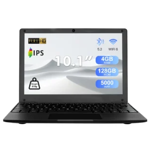 New Cheap Price 10.1 Inch Student Ultraslim Mini Laptop 4GB RAM 128 GB Storage Android 13 5000mAh Battery Wireless IPS EMMC