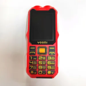 GSM 2G Mobile Phone Rugged Large Battery FM Flashlight Large Key Cheap Cell-phone Russian Arabic Hebrew Keyboard for the Elderly