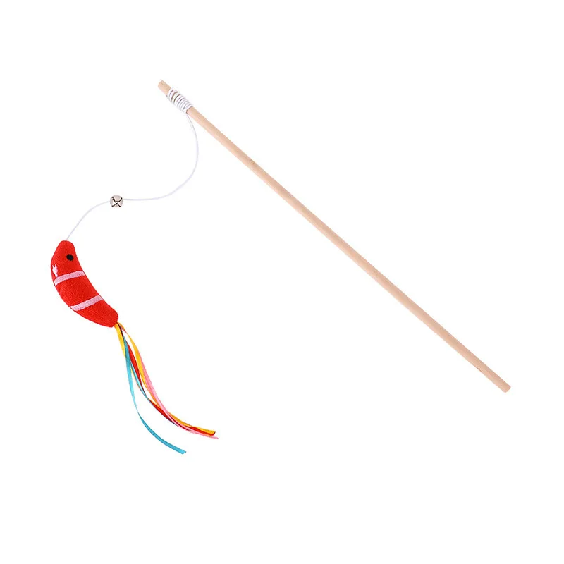 Interactive Velvet Cat Toys Stick Cat Toy with Catnip Indoor Cats Charmer Wand Teaser Kitten Toys Pack of 30 - Image 4