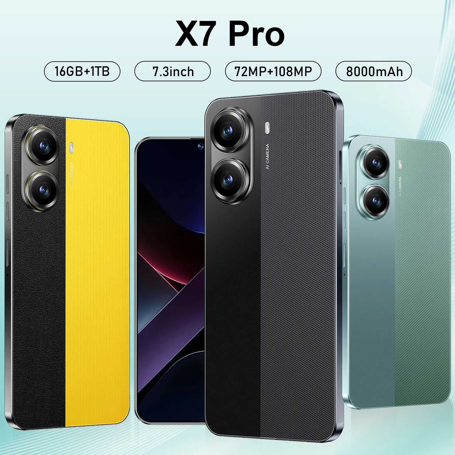 POCO X7 Pro 5G EU Version Smartphone 12GB+512GB German Stock 7.3 Inch OLED Screen 8000mAh Battery 5G Cell Phone Decacore CPU - Image 3